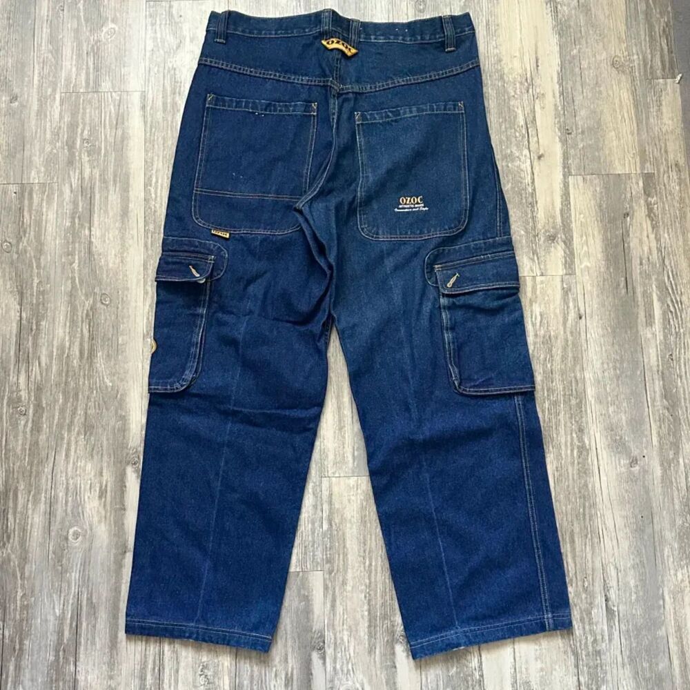 Vintage Y2K Ozoc Baggy Carpenter Jeans Size 38X32 Skater Grunge